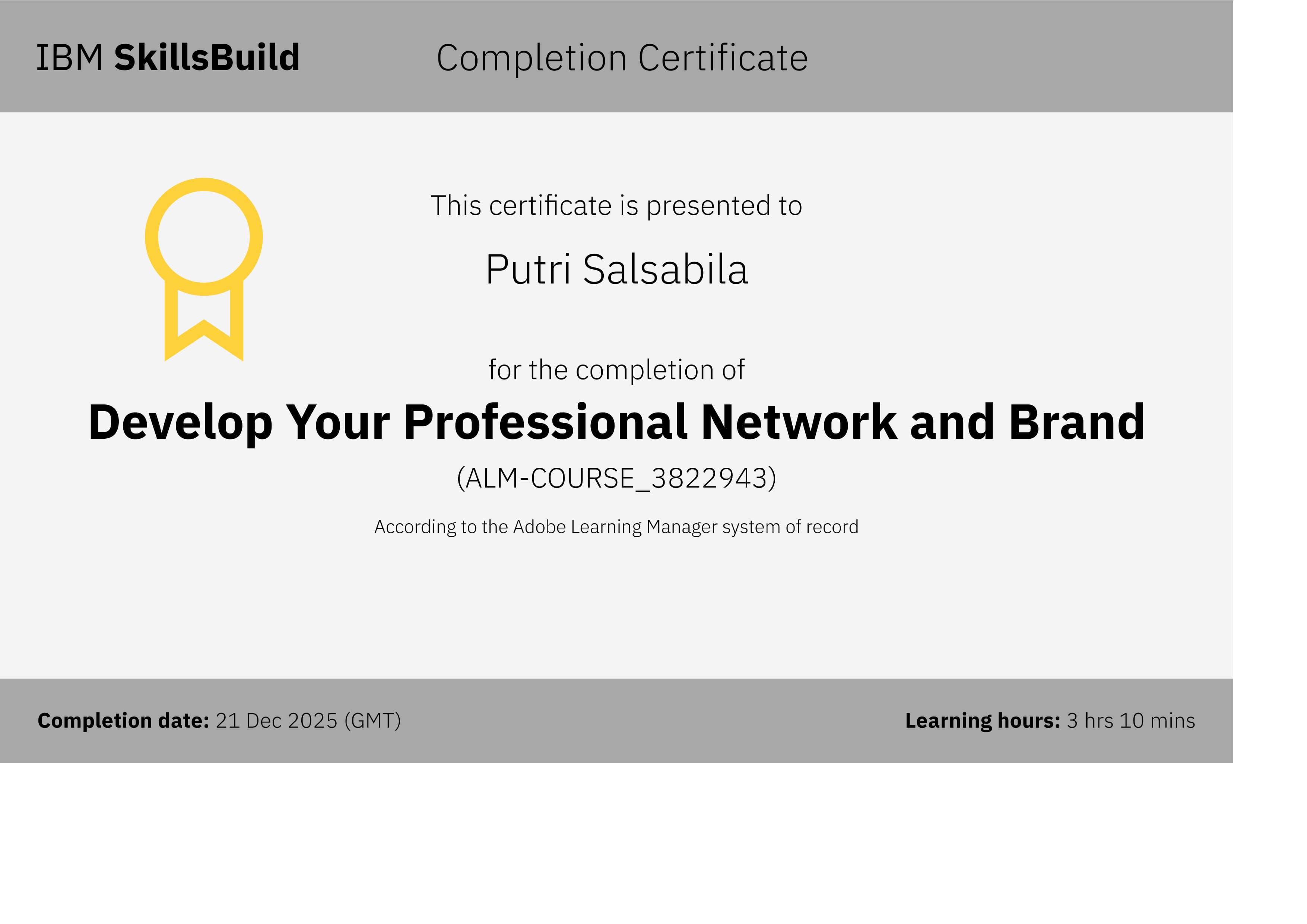 Develop Your Professional Network and Brand